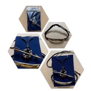 🔥5/$20🔥 Arrow Necklace and Macrame Bracelet New and Handmade